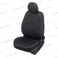 Чехлы Автопилот Экокожа Ромб на Opel Combo (2021+)