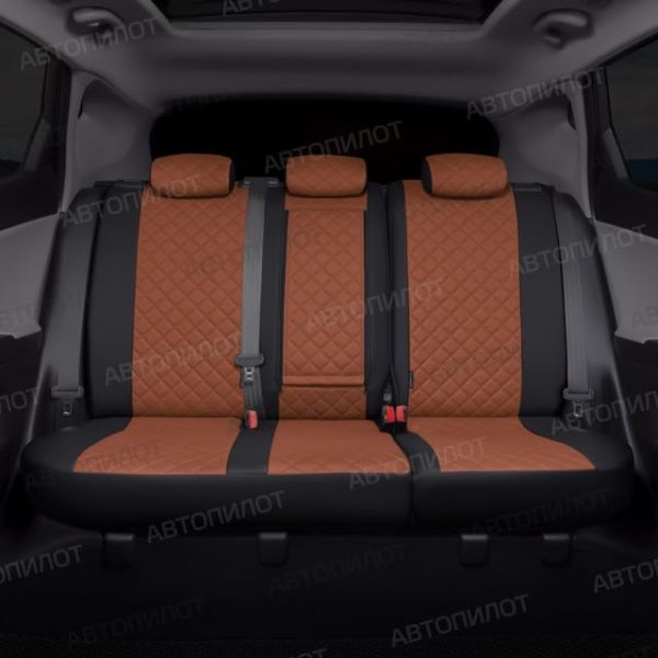 Чехлы Автопилот Экокожа Ромб на Opel Combo (2021+)