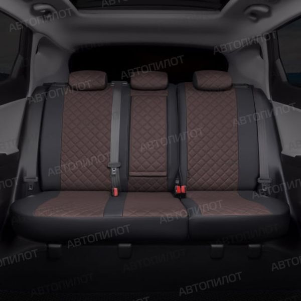 Чехлы Автопилот Экокожа Ромб на Opel Combo (2021+)