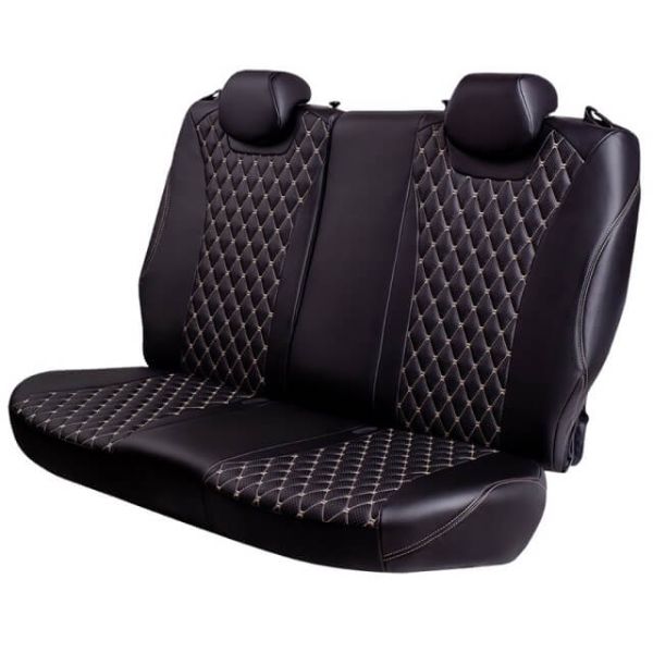 Чехлы Премиум Экокожа Байрон Ромб на Chevrolet Lacetti