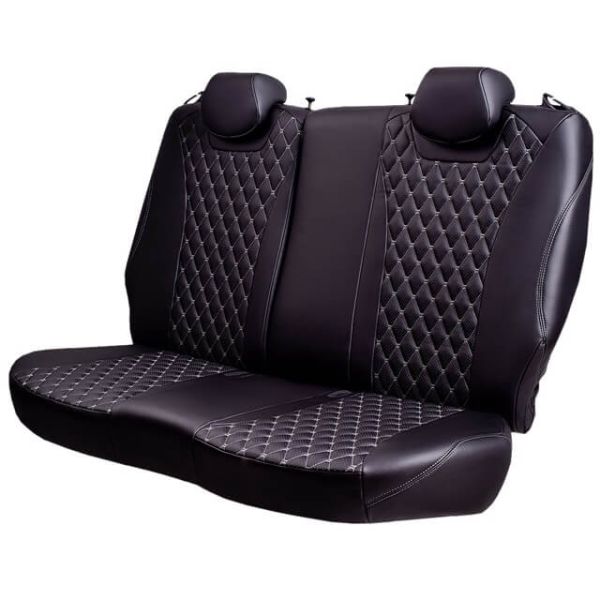 Чехлы Премиум Экокожа Байрон Ромб на Chevrolet Lacetti