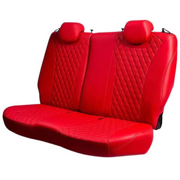 Чехлы Премиум Экокожа Байрон Ромб на Chevrolet Lacetti