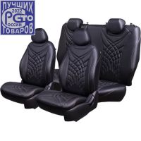 Чехлы Премиум Экокожа Байрон Президент|Жук на Hyundai Accent 1999-2011 г.в.