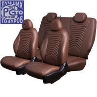 Чехлы Премиум Экокожа Байрон Президент|Жук на Hyundai Accent 1999-2011 г.в.