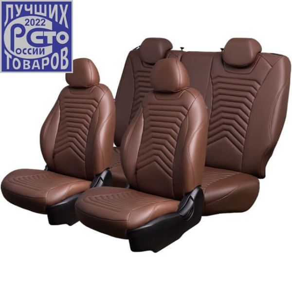 Чехлы Премиум Экокожа Байрон Президент|Жук на Hyundai Accent 1999-2011 г.в.