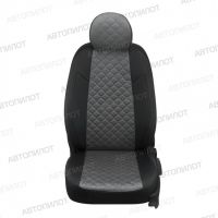 Чехлы Автопилот Алькантара Ромб на Daewoo Gentra