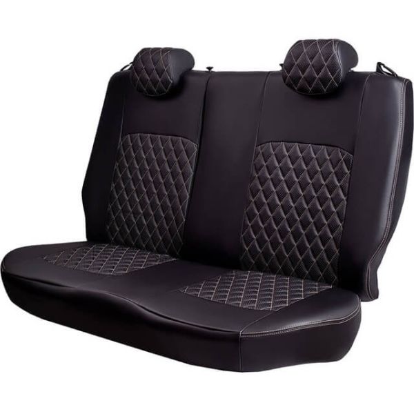 Чехлы Экокожа Турин Ромб на Chevrolet Lacetti